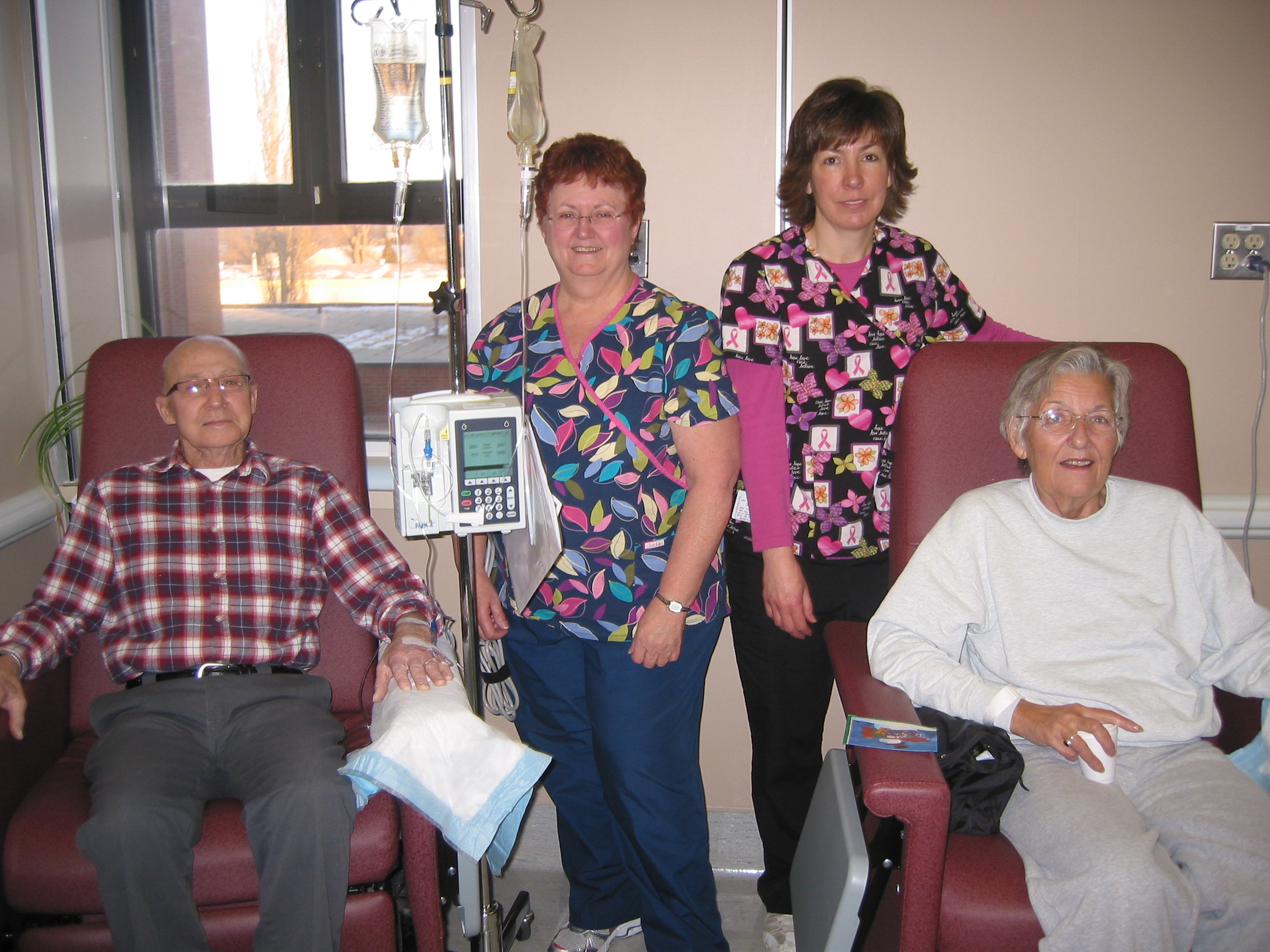 Chemotherapy Department with new IV Pump